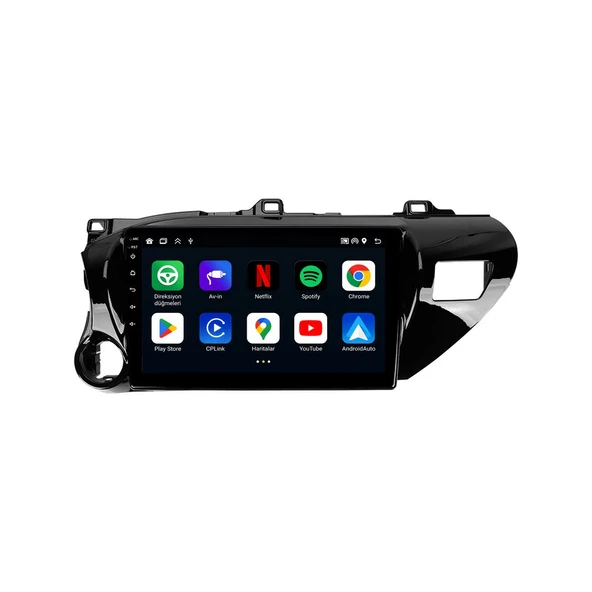 Toyota Hilux 2015-2022 Android Multimedya 10 inç 10-256 GB Pro CarPlay Navigasyon Ekran ürün görseli 1