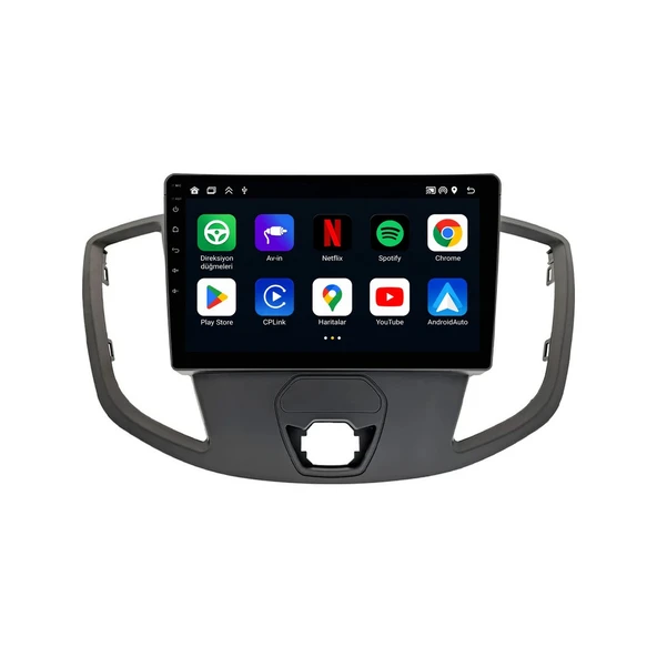 Ford Transit 2014-2018 Android Multimedya 9 inç 4-64 GB CarPlay Navigasyon Ekran - Resim 2
