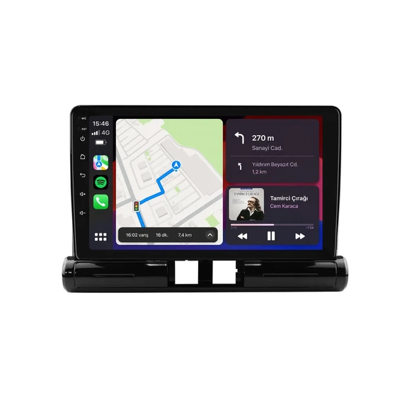 Citroen C3 AirCross 2017-2024 Android Multimedya 9 inç 8-128 GB Pro CarPlay Navigasyon Ekran ürün görseli 1