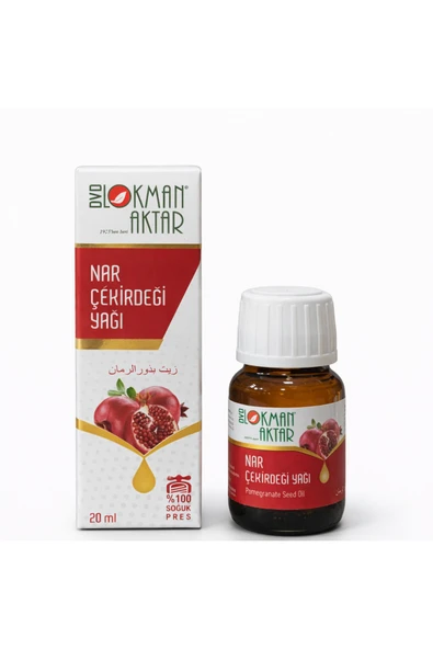 Lokman Aktar Nar Çekirdeği Yağı %100 Doğal 20 Ml ürün görseli 1