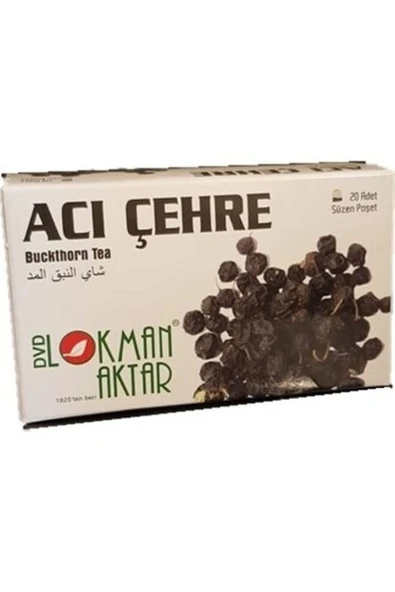 Lokman Aktar Herbal Vital Acı Çehre Çayı 20 Adet Süzen Poşet Net 40 Gr ürün görseli 1