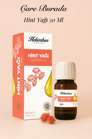 hekimhan bitkisel Hint Yağı 50 ml ürün görseli 1
