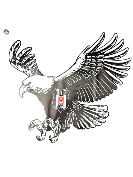 Beşiktaş Kartal-2 Büyük Sticker 40X50Cm Orijinal Lisanslı Ürün ürün görseli 1