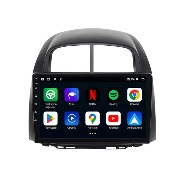 Daihatsu Sirion 2006-2009 Android Multimedya 9 inç 10-256 GB Pro CarPlay Navigasyon Ekran ürün görseli 1