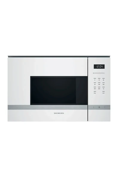 Siemens BF525LMW0 20 lt Beyaz Ankastre Mikrodalga Fırın ürün görseli 1