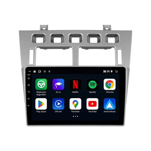 Chery Alia 2008-2011 Android Multimedya 9 inç 6-64 GB CarPlay Navigasyon Ekran ürün görseli 1