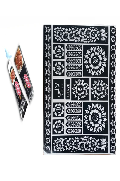 Berra Sifa Hint Kınası Siyah 20 Gr Tüp & Berra Desen A4 Cc-20 ürün görseli 1