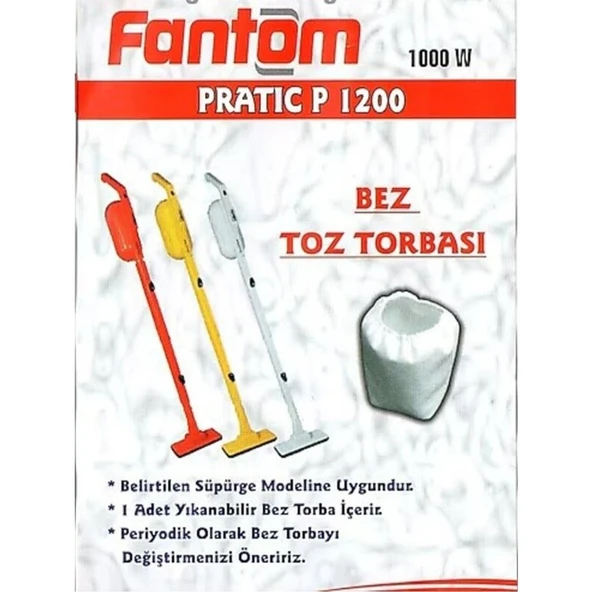 Home Shopping Fantom Pratik - Hamarat Dik Süpürge Bez Toz Torbası ürün görseli 1