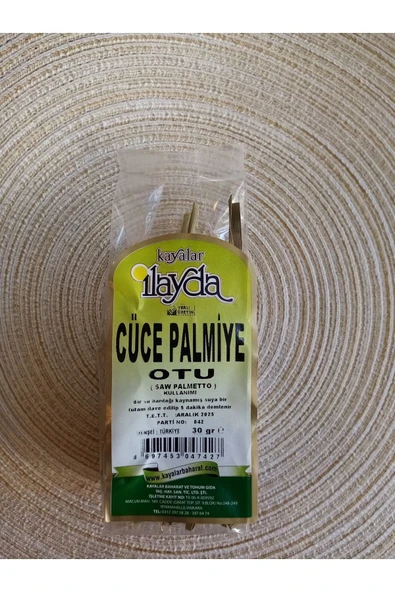 Kayalar Cüce Palmiye 30 gr ( Saw Palmetto ) ürün görseli 1