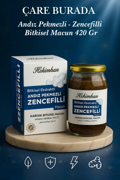 hekimhan bitkisel Andız Pekmezli Zencefilli Macun ürün görseli 1