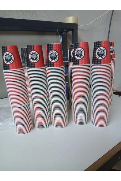 cancup karton bardak 3000 Adet 7 OZ Karton Bardak Ekonomik Paket Tek Kullanımlık Kağıt Bardak Sıcak & Soğuk Uyumlu ürün görseli 1