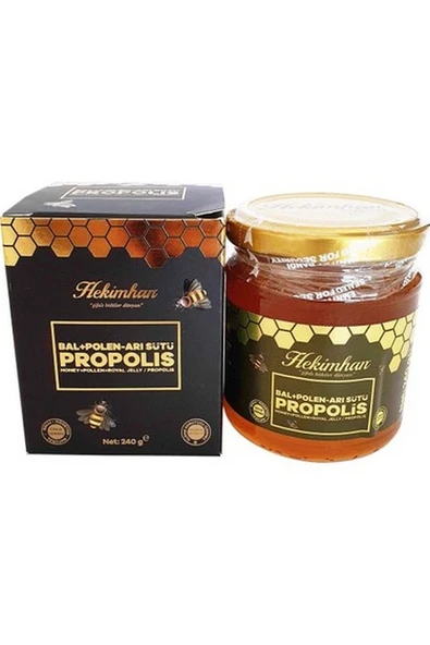 Hekimhan Bal Polen Arı Sütü 240 gr ürün görseli 1