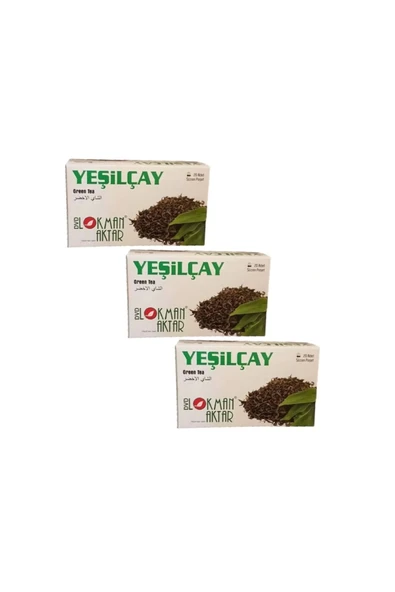 DVD Lokman Aktar Yeşil Çay 20 'Li Süzen Poşet Yeşilçay, 3 Adet Lokman Aktar ürün görseli 1