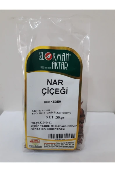 Lokman Aktar Nar Çiçeği 50.gr ürün görseli 1