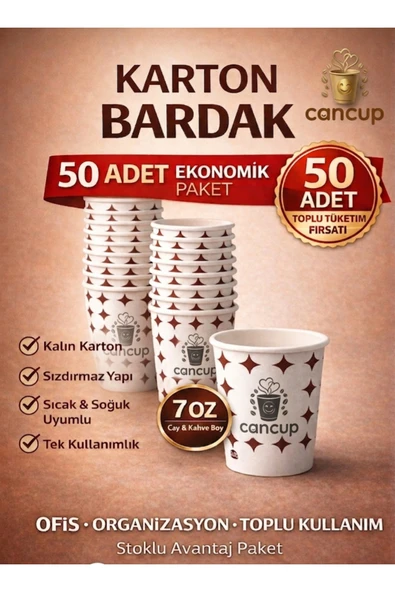 cancup karton bardak Karton bardak ürün görseli 1
