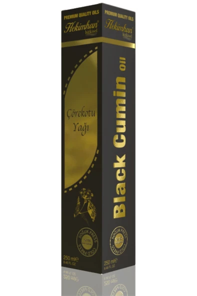 hekimhan bitkisel Çörekotu Yağı Soğuk Press 250 ml ürün görseli 1