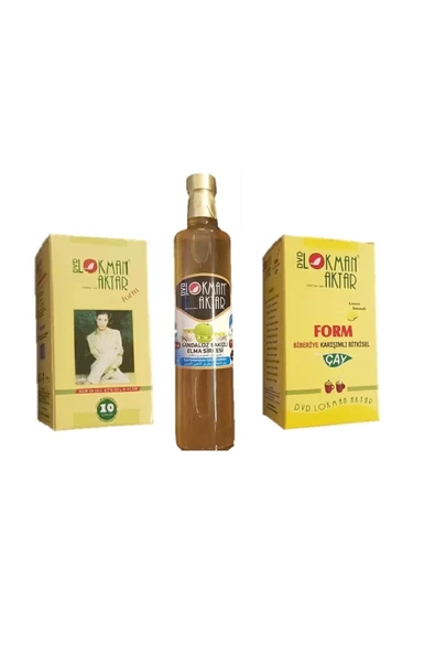 Lokman Aktar Form Macun + Saldanozlu Elma Sirkesi + Form Çay Birarada 3'lü set, Lokman Aktar ürün görseli 1