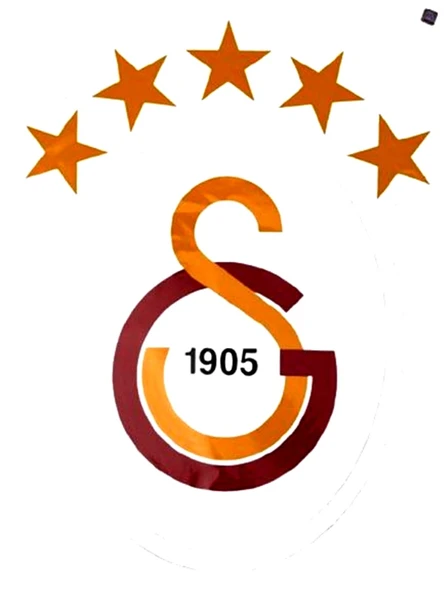 Galatasaray 5 Yıldız Arma Büyük Sticker 40X50Cm Orijinal Lisanslı Ürün ürün görseli 1