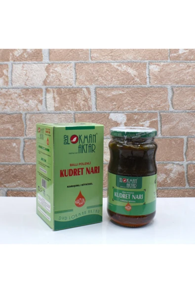 Lokman Aktar Ballı Polenli Kudret Narı Karışımlı Bitkisel Macun 420 Gr ürün görseli 1
