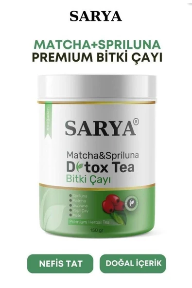SARYA Matcha Spriluna Detox Çayı 150 Gr ürün görseli 1