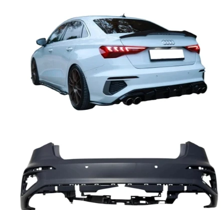 Audi A3 Sedan S-Line Arka Tampon 2 Sensörlü 2021-2025 8Y5807067D ürün görseli 1