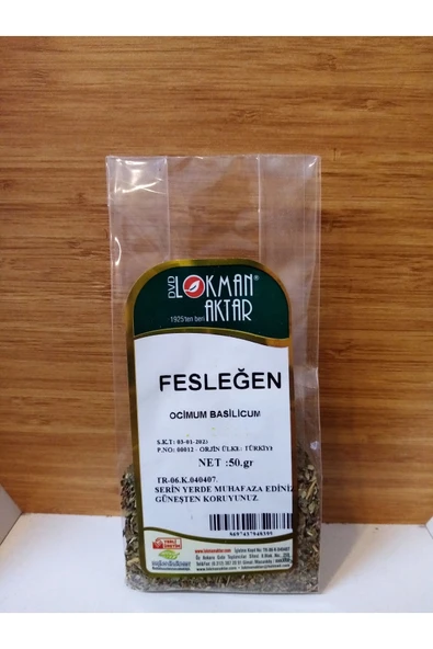 Lokman Aktar Fesleğen 50.gr ürün görseli 1