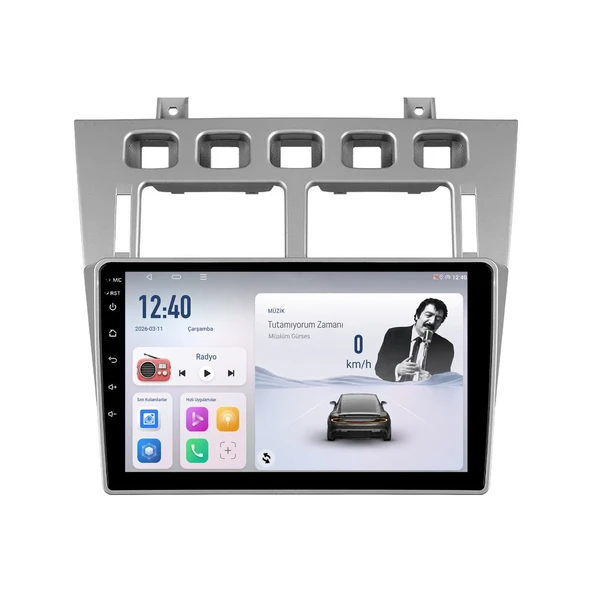 Chery Alia 2008-2011 Android Multimedya 9 inç 8-128 GB CarPlay Navigasyon Ekran ürün görseli 1