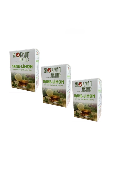 DVD Lokman Aktar Nane Limon Atom küp çay 150 gr 3Adet, Lokman Aktar ürün görseli 1