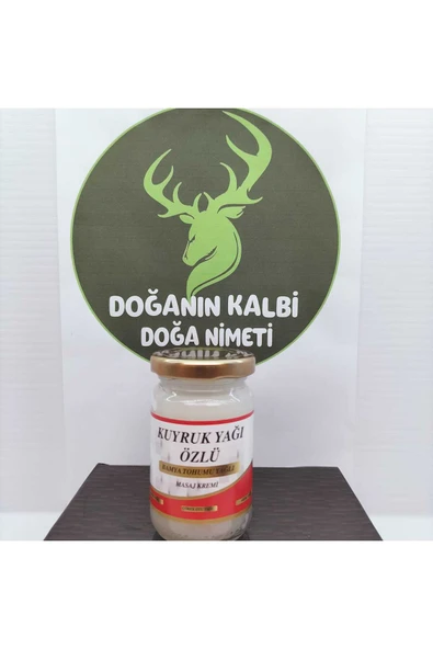 DOĞA NİMETİ Kuyruk Yağı Kremi Bamya Tohumu Yağı %100 Doğal Güçlendirilmiş Özel Formül Saf ve Organik Doğal ürün görseli 1