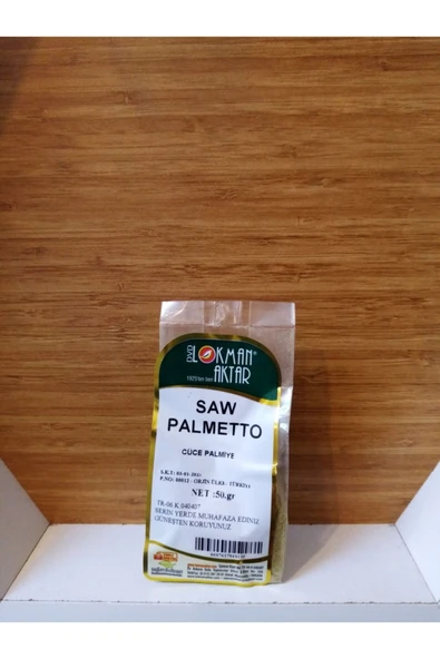 Lokman Aktar Saw Palmetto Öğütülmüş 50 gr ( %100 Cüce Palmiye Tozu ) ürün görseli 1