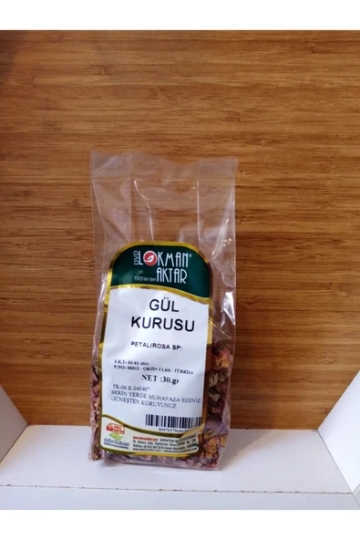 Lokman Aktar Gül Kurusu 30 gr ürün görseli 1