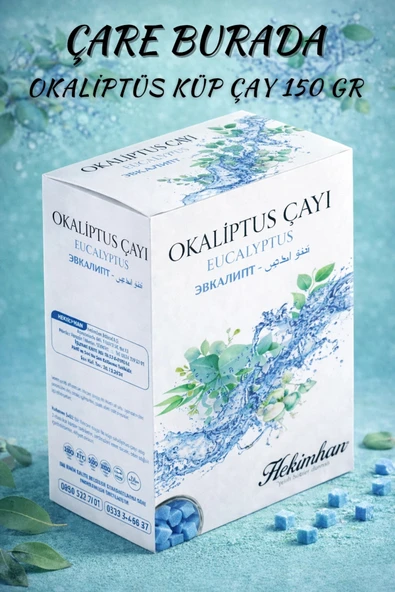Hekimhan 3 Kutu Okaliptus Çayı Küp Şeker Şeklinde Okaliptus Çayı Kış Çayı Okaliptus Küpü ürün görseli 1