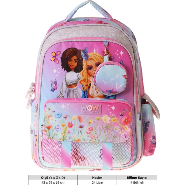 Wow Generatıon Sırt Çantası (butterfly)w6074 - Resim 6