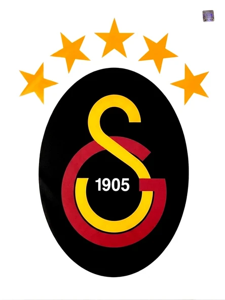 Galatasaray Siyah Arma Büyük Sticker 40X50Cm Orijinal Lisanslı Ürün ürün görseli 1