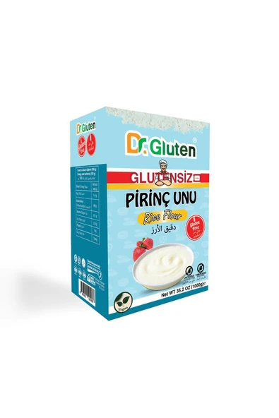 Dr.Gluten DR GLUTEN GLUTENSİZ PİRİNÇ UNU 1000 GR ürün görseli 1