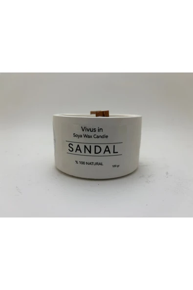vivus in Ying Yang Sandal & Paçuli kokulu Soya Mumu ürün görseli 1