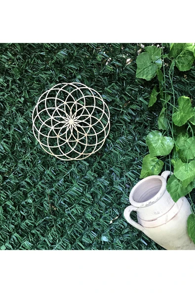 Torus Sembolü Kutsal Geometri Tablo - 25cm - Resim 3