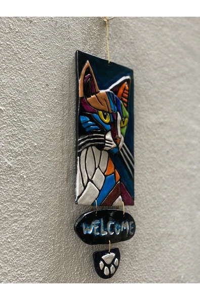 Kedi Duvar Süsü - Resim 4