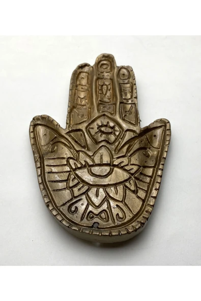 Hamsa Tütsülük | Bereket Tütsülüğü | Özel Hediyelik Kutusunda | Koyu Altın ürün görseli 1