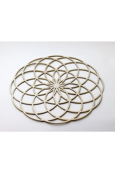Torus Sembolü Kutsal Geometri Tablo - 25cm - Resim 2