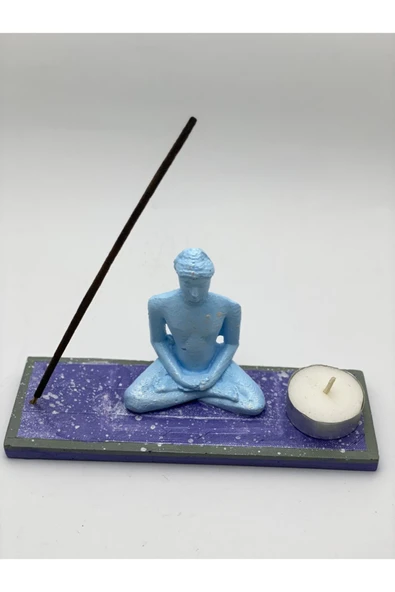 El Yapımı Buda Adaçayı Mumluk Tütsülük ürün görseli 1