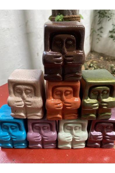 vifetusrenkli Nirvana Meditasyon Heykel - Özel Hediyelik Kutusunda - Ceviz Yeşili ürün görseli 1