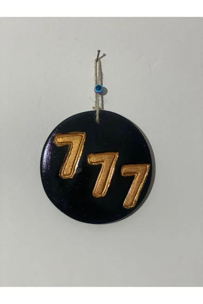 777 Şans Ve Bolluk Duvar Süsü - Özel Hediyelik Kutusunda ürün görseli 1