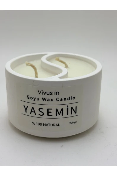 vivus in Ying Yang Yasemin kokulu Soya Mumu - Hediyelik kutusunda ürün görseli 1