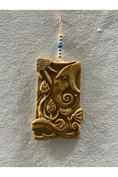 Meditatifdüz Fil Desenli Duvar Süsü - Hediyelik Kutusunda ürün görseli 1