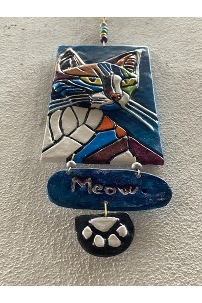 Kedi Duvar Süsü - Resim 4