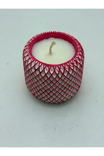vivus in Yılbaşı File desenli vanilya kokulu soya mumlu mumluk ürün görseli 1