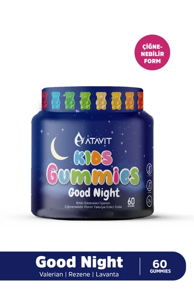 Atavit Kids Good Night 60 Gummies ürün görseli 1