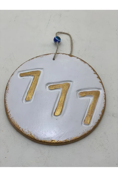 777 Şans Ve Bolluk Duvar Süsü - Özel Hediyelik Kutusunda ürün görseli 1