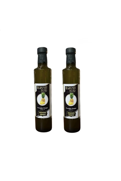 DVD Lokman Aktar Ananas Sirkesi, Katkısız, 500ml 2 Adet, ürün görseli 1